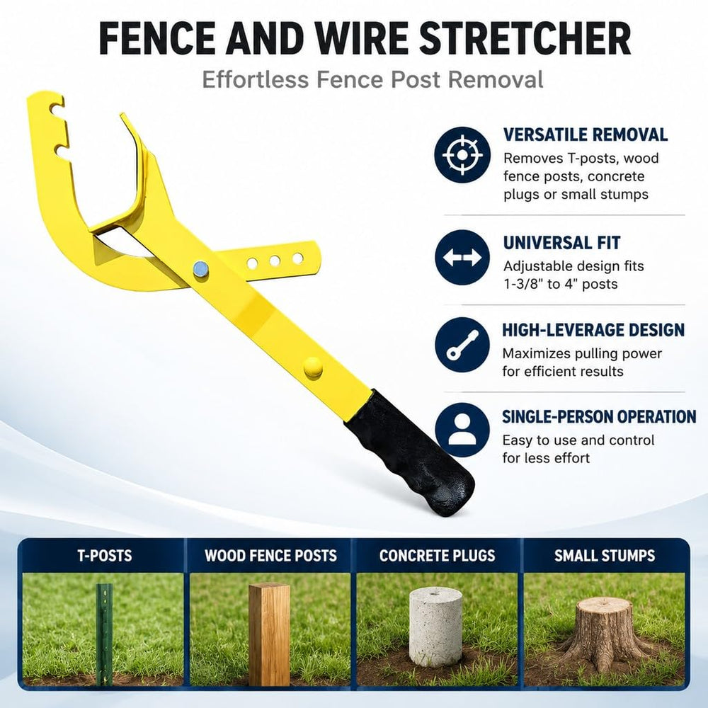 evylnorrs on a ranch fence line during installation showing practical field use
