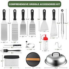 EWFEN large stainless spatula close-up illustrating durable flipping performance