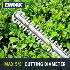 EWORK close-up of laser-cut dual-action blade for precise, low-vibration cutting