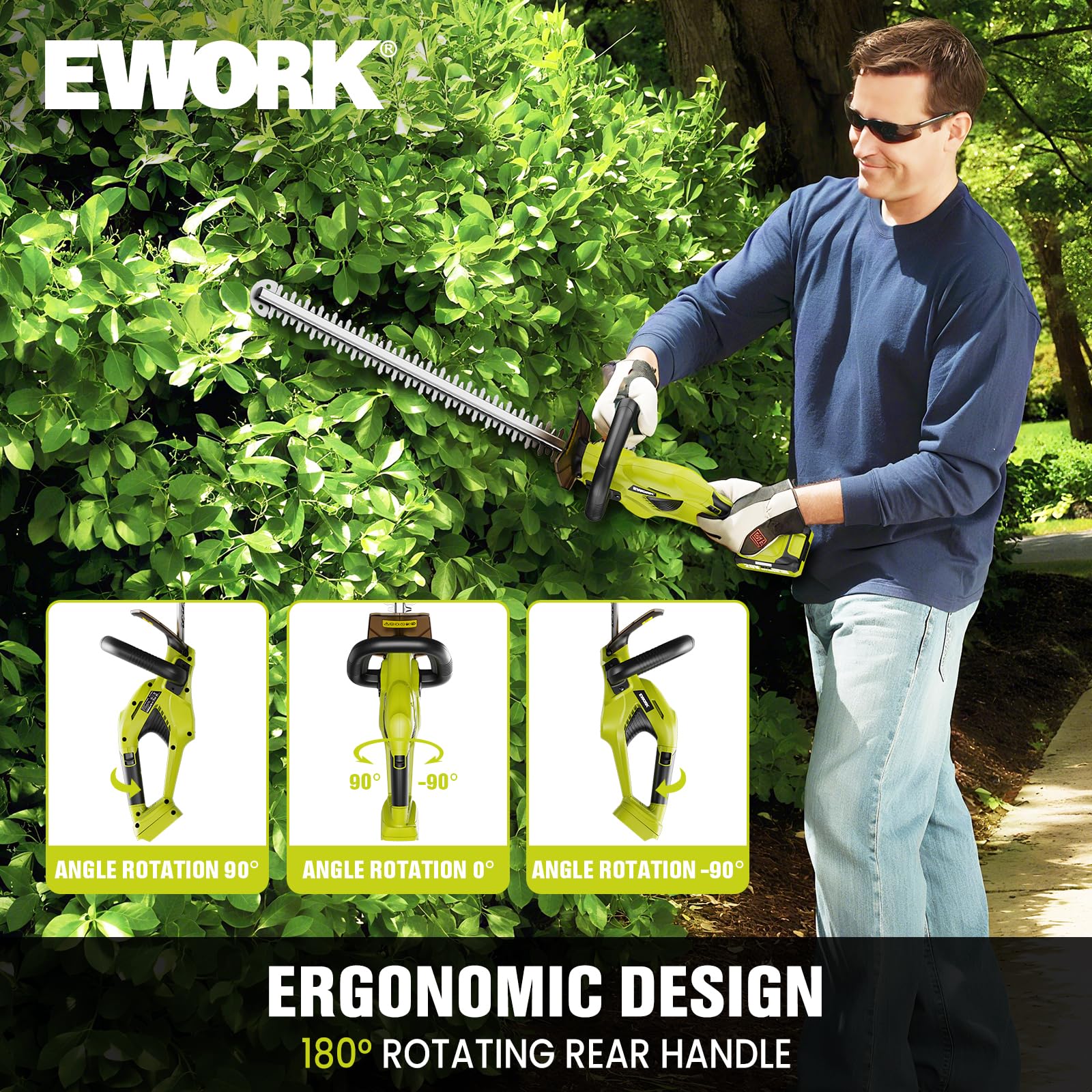 EWORK blade guard closeup emphasizing safe storage and blade protection