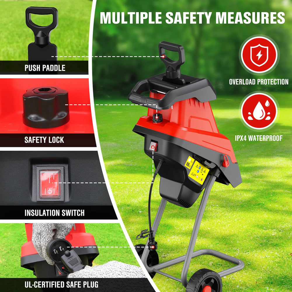 EWORK size comparison with branches illustrating 1.77 inch cutting capacity