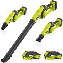 EWORK front angle blower showing compact design and portability benefits