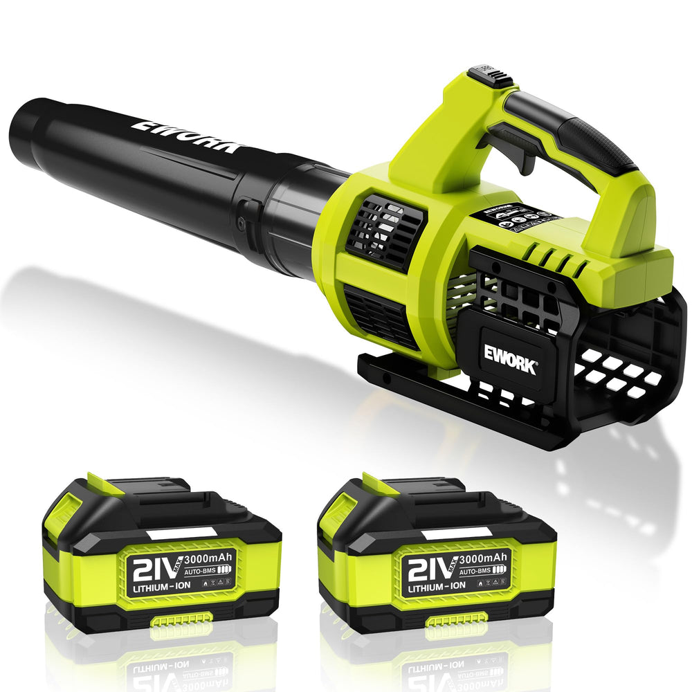 EWORK front view of blower showing compact design and powerful output