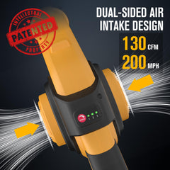 EWORK handle close-up highlighting ergonomic grip for comfortable control
