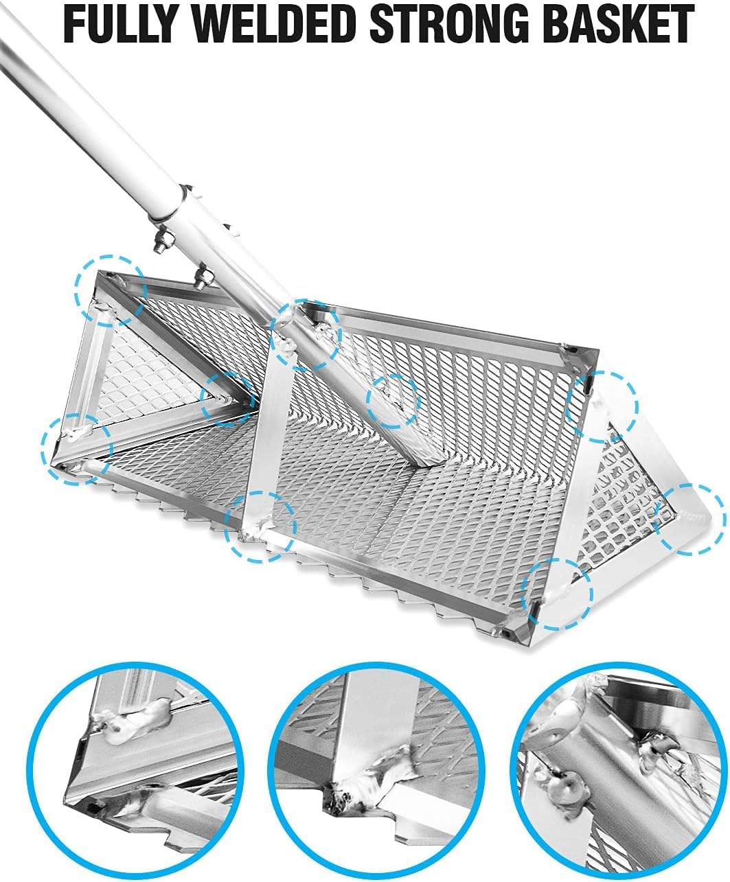 Exact Design curved handle image showing ergonomic bend for reduced back strain