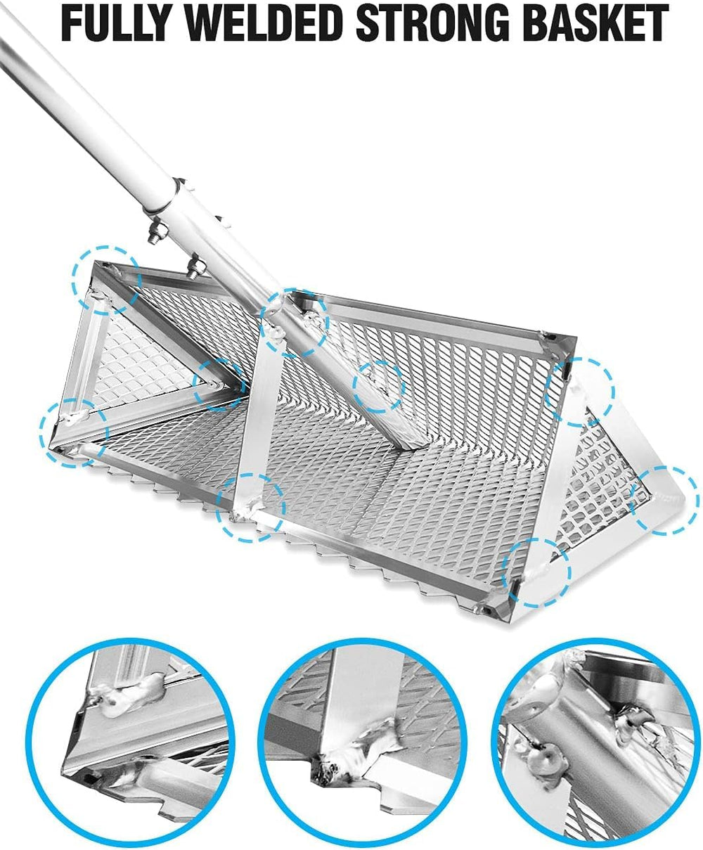 Exact Design curved handle image showing ergonomic bend for reduced back strain