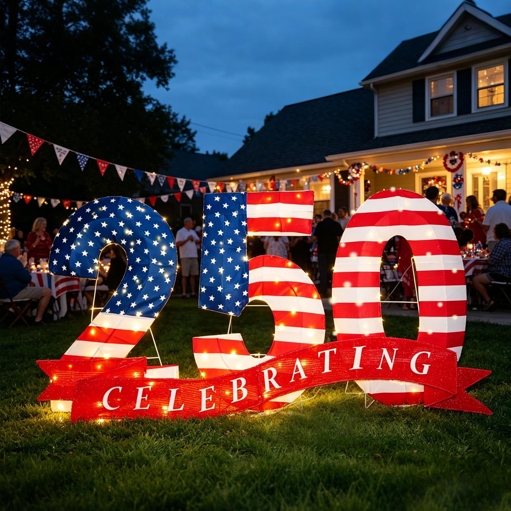 Execabe 250 displayed on a porch creating welcoming holiday atmosphere