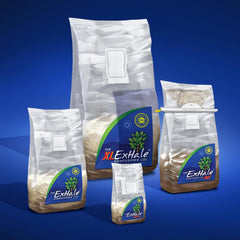 Exhale XL hanging above canopy showing even CO2 distribution benefit