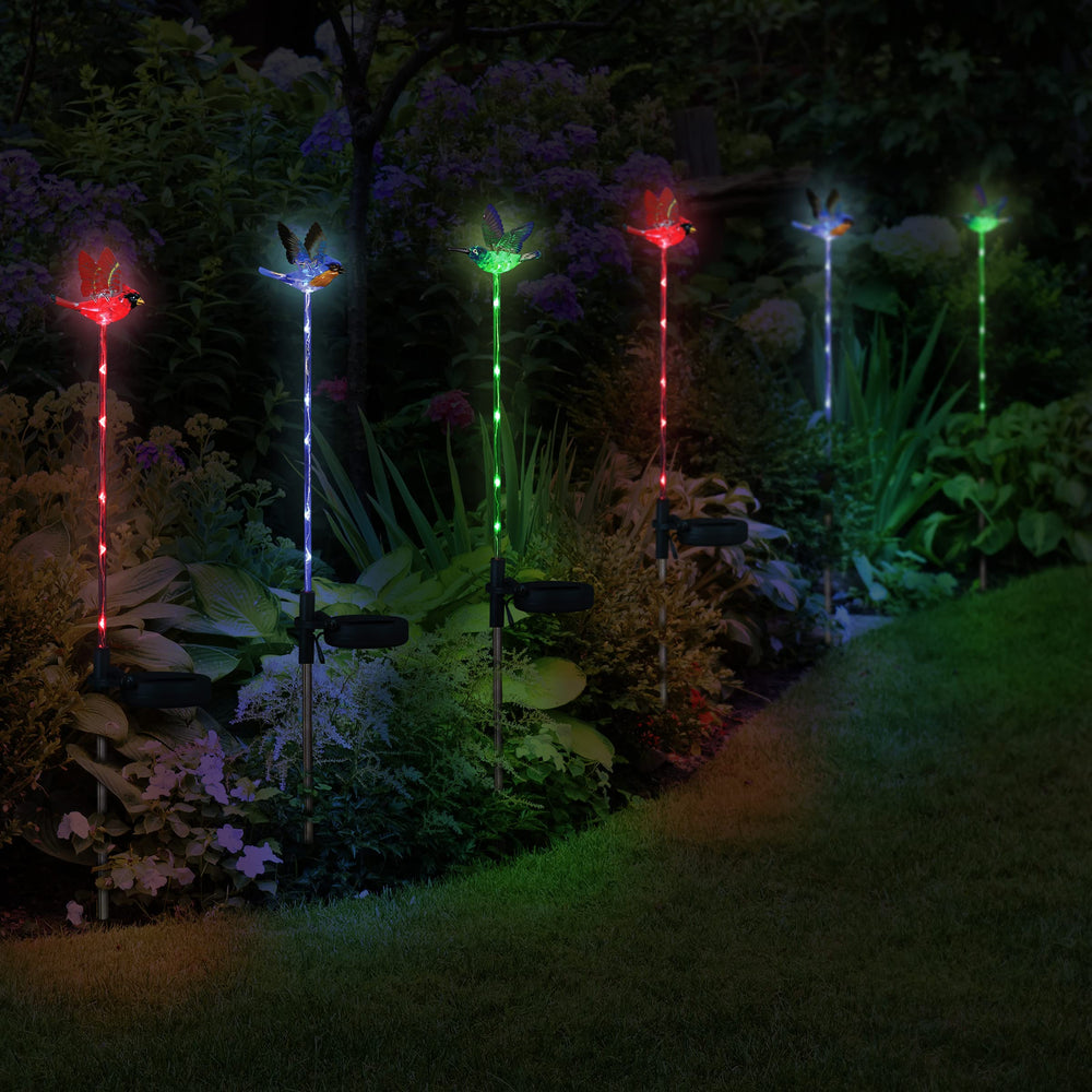 Exhart pathway at dusk displaying subtle LED illumination and safety benefit