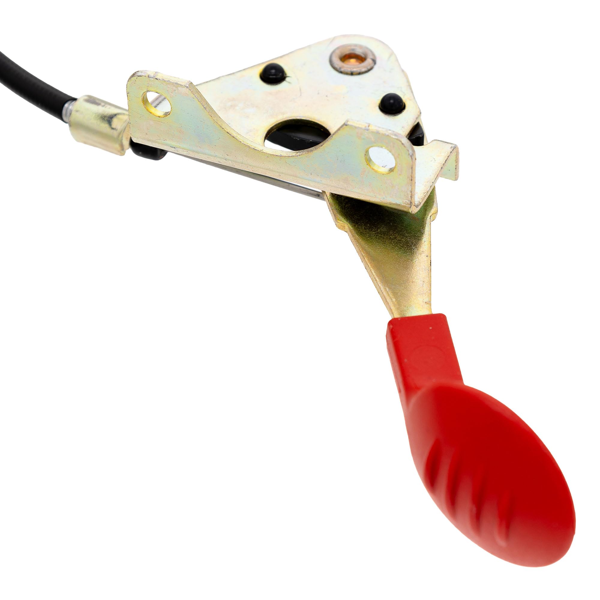 Exmark cable routed under chassis demonstrating correct placement benefit