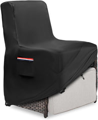 Exokugo front view of recliner cover showing full fit and weather protection benefits