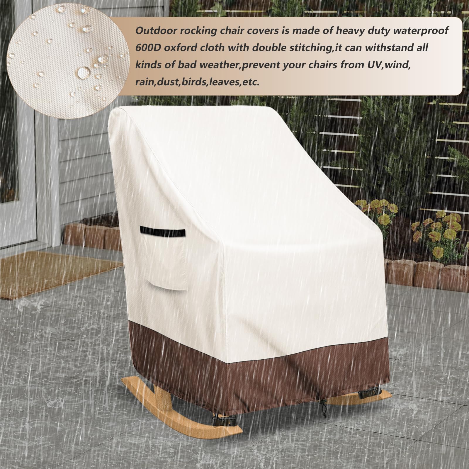 Exokugo compact storage bag with cover folded for neat storage