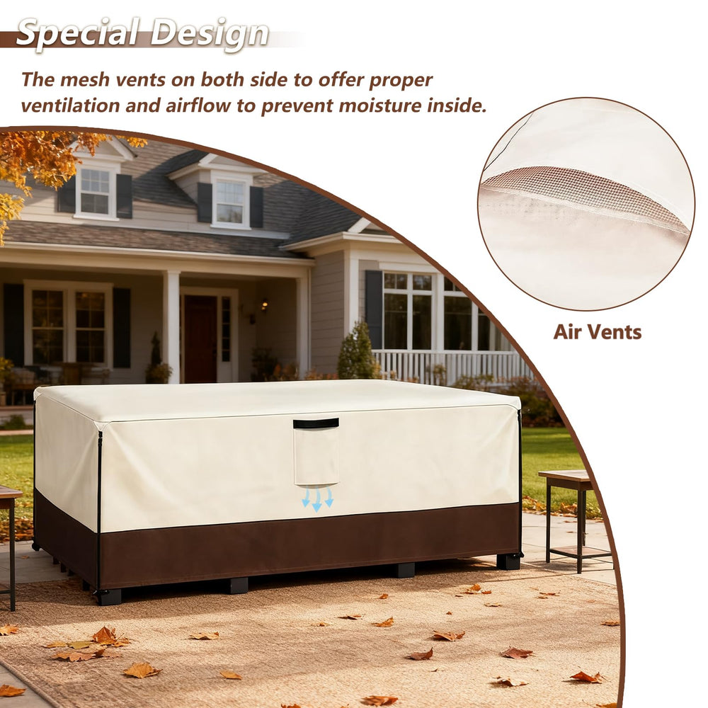 Exokugo cover with measuring tape showing 126 by 63 by 28 inch scale