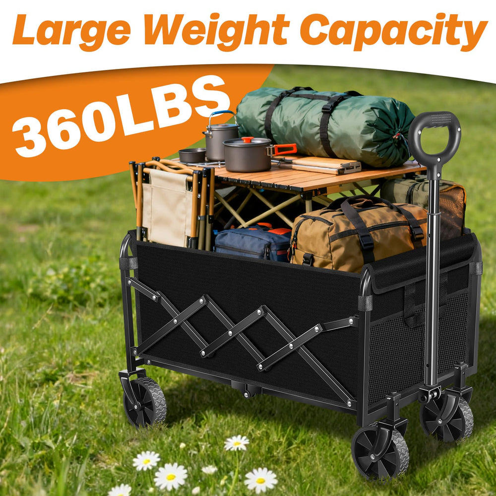 Exovyn shopping grocery haul illustrating heavy-duty 360lb capacity