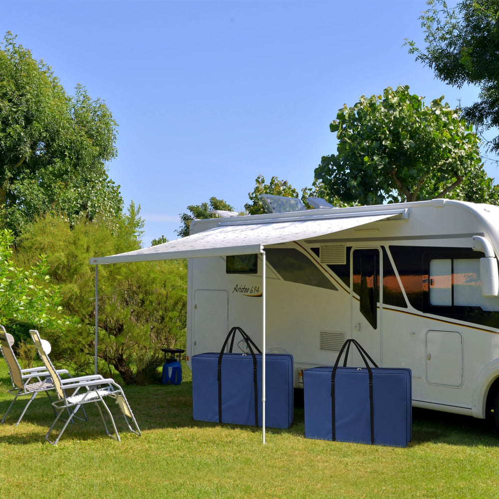 Explore Land bag in use at a campground showing protection during outdoor transport
