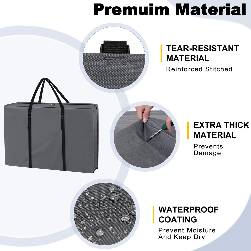 Explore Land reinforced shoulder strap showing ergonomic comfort for transport