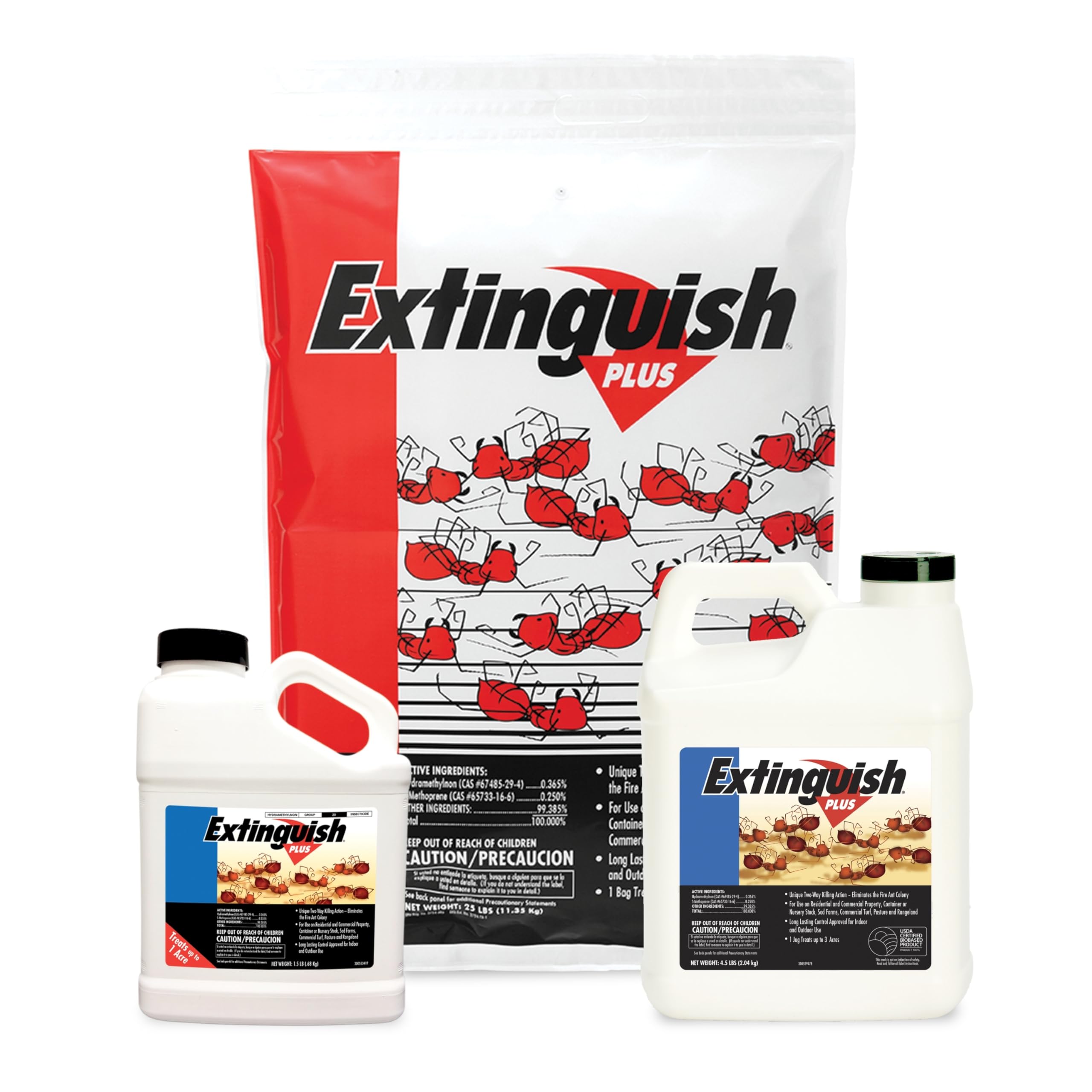 Extinguish used near grazing cattle showing approved safe use
