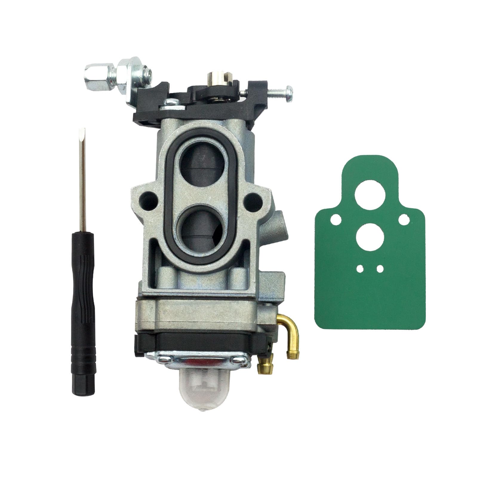 Extolern carburetor front view showing ports and mounting for quick replacement benefits