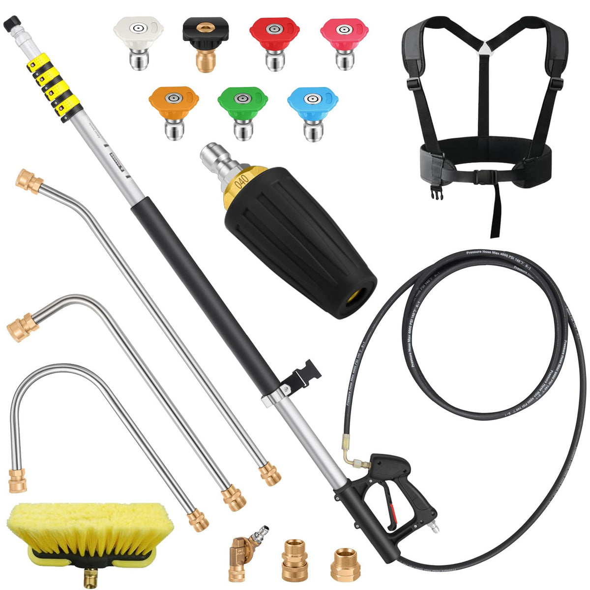 EXTRAFEIN front view of full kit showing organized components and convenience