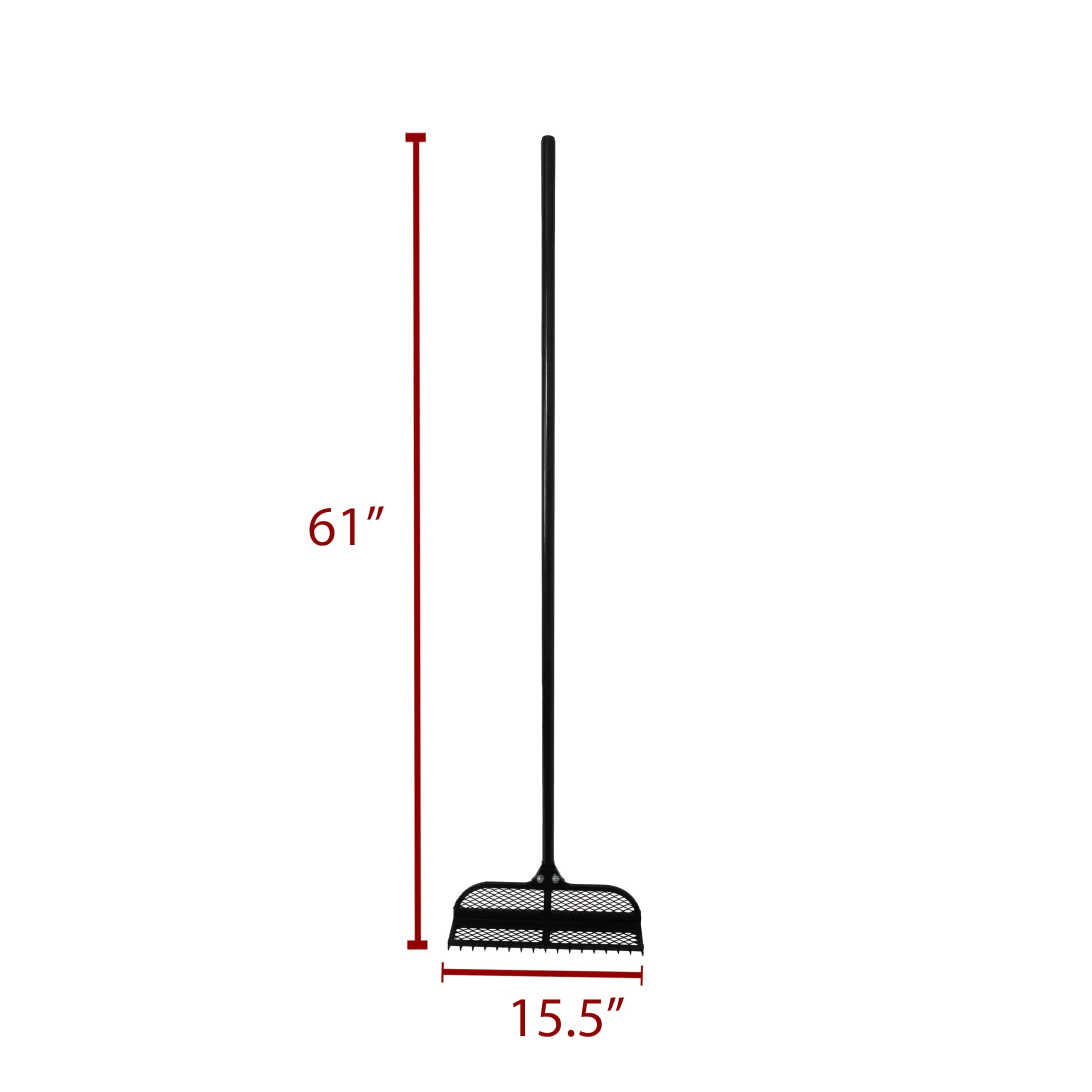 Extreme Max handle and length scale showing 58-inch handle for comfortable reach