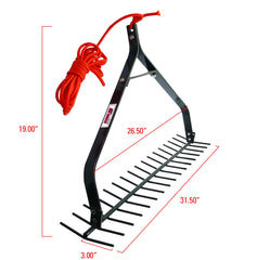 Extreme Max rope and size comparison showing 20-foot rope and 32-inch head