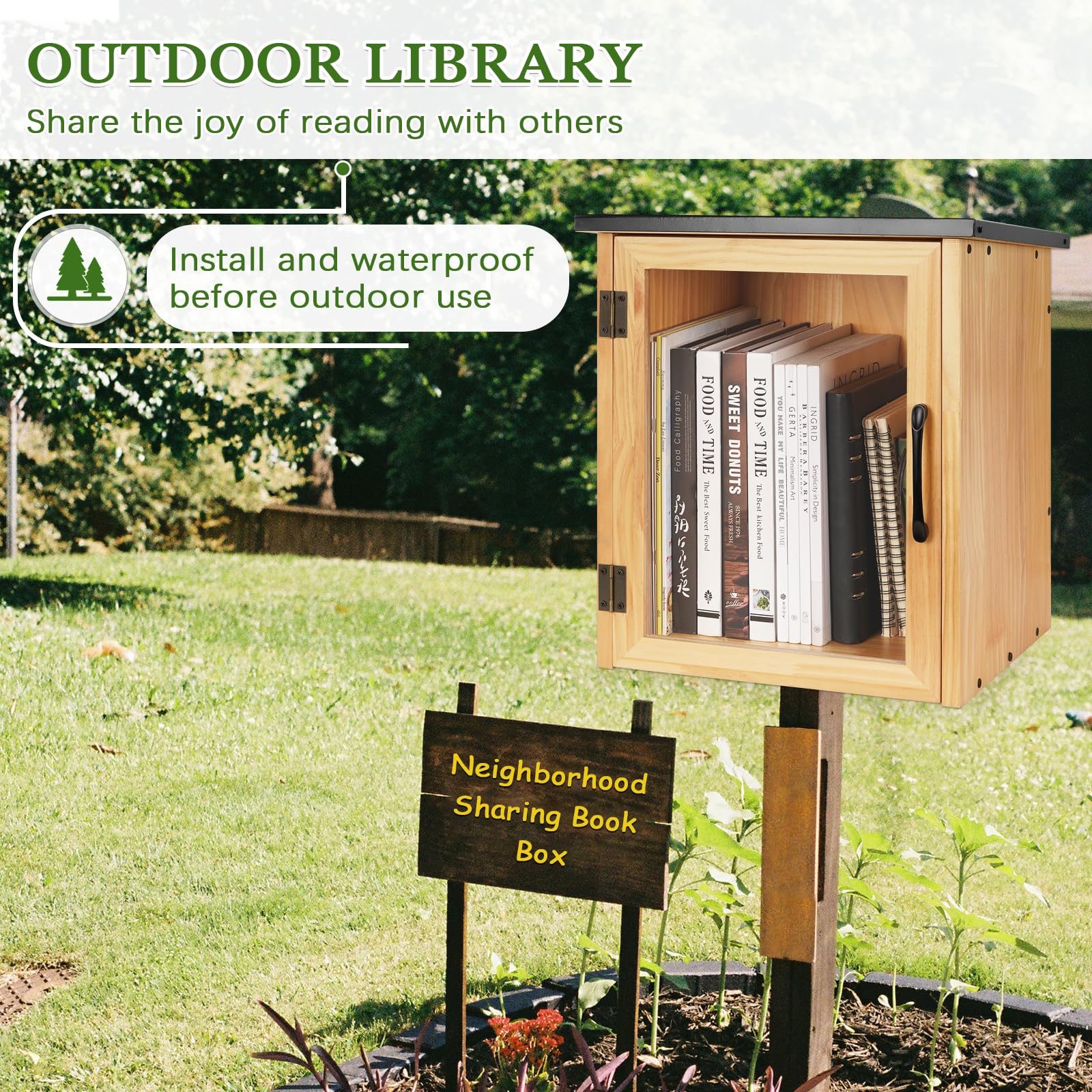 Exttlliy next to stacked books for scale demonstrating compact footprint benefit