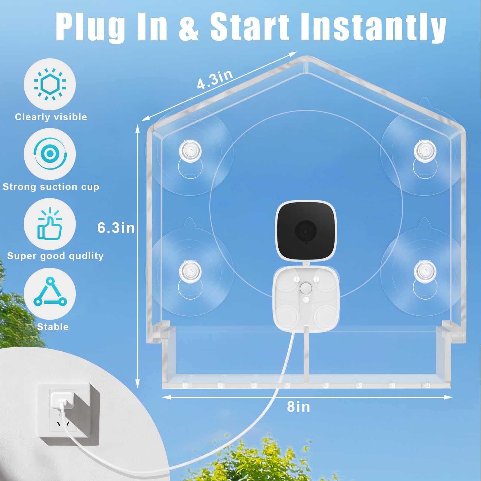 Exubriant app live view on phone displaying real-time stream and notifications