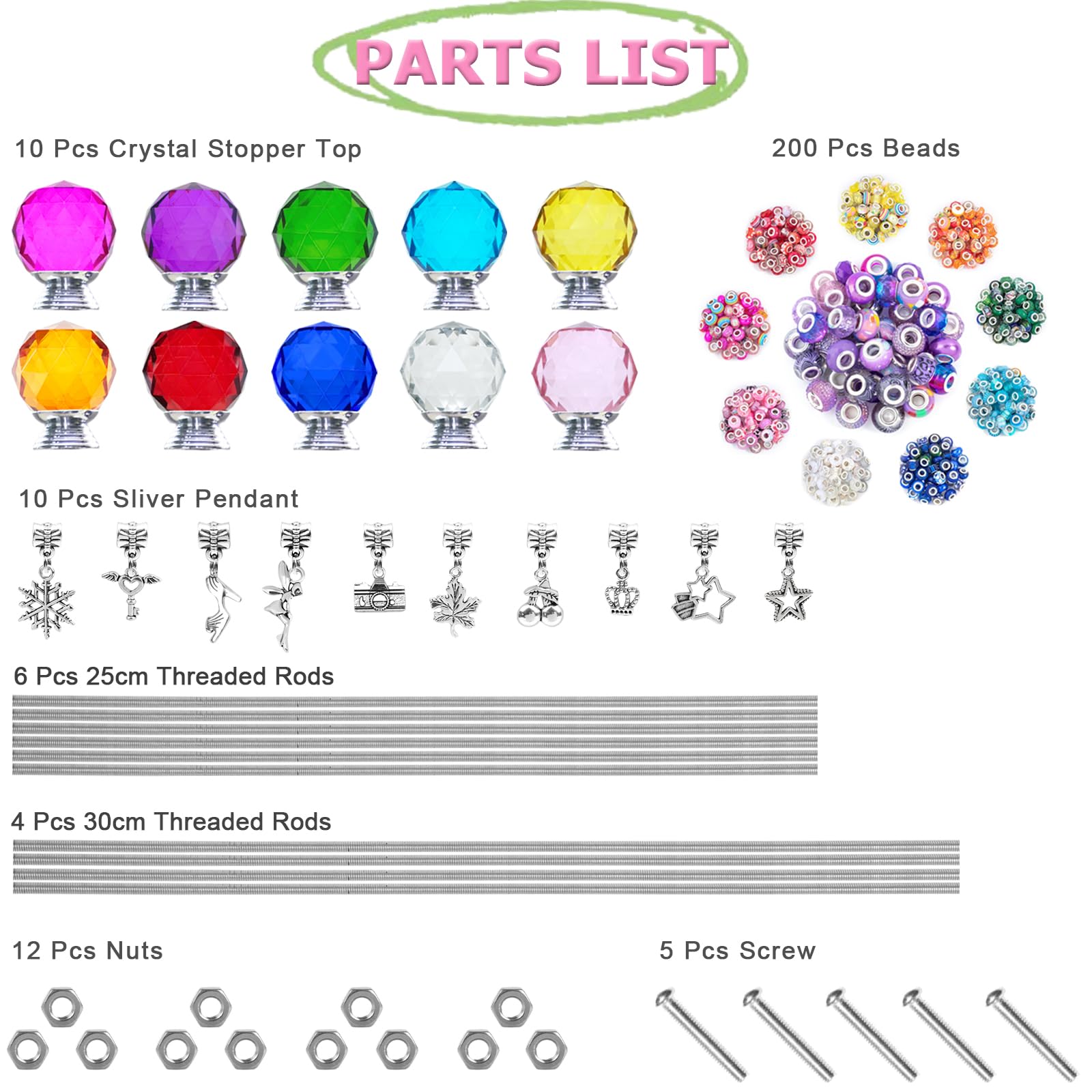 Exway assorted large-hole beads spread showing color variety for creative designs
