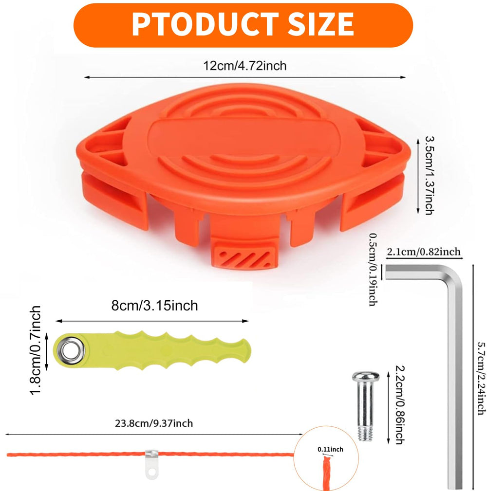 Eyoloty close-up of 14 quickload blades highlighting fast installation benefit