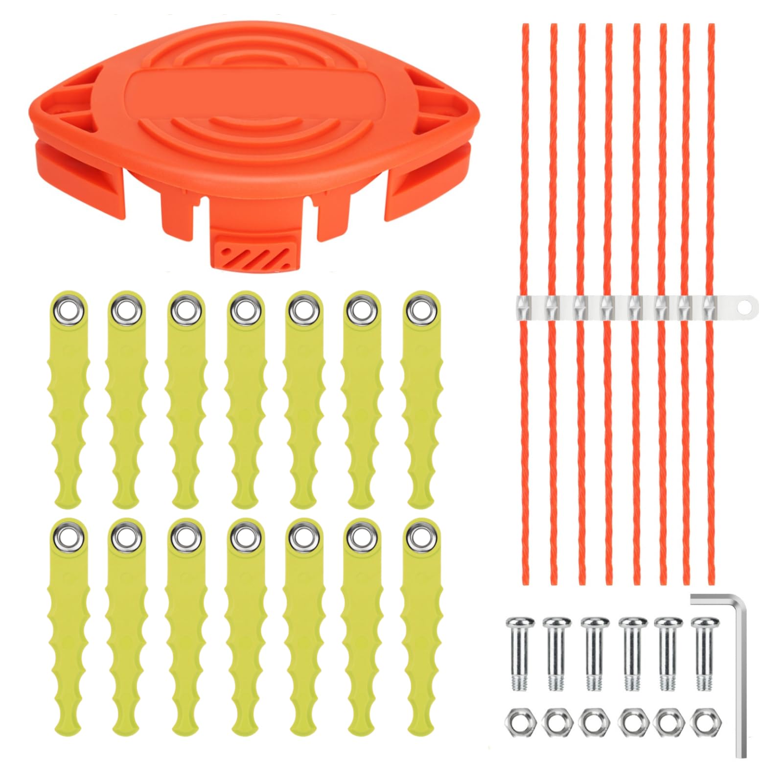 Eyoloty replacement head front view showing durable polycarbonate, improved longevity