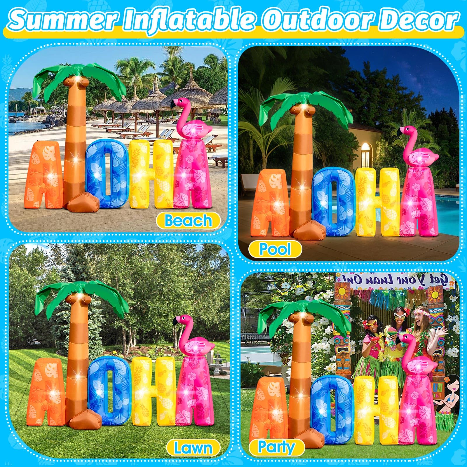 Eyourlife ALOHA poolside styled scene benefit: tropical atmosphere for parties
