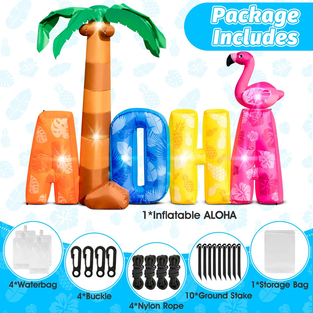 Eyourlife ALOHA beside people to show scale benefit: clear size reference for event planning
