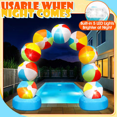 Eyourlife arch close-up seam showing durable polyester for long-lasting use