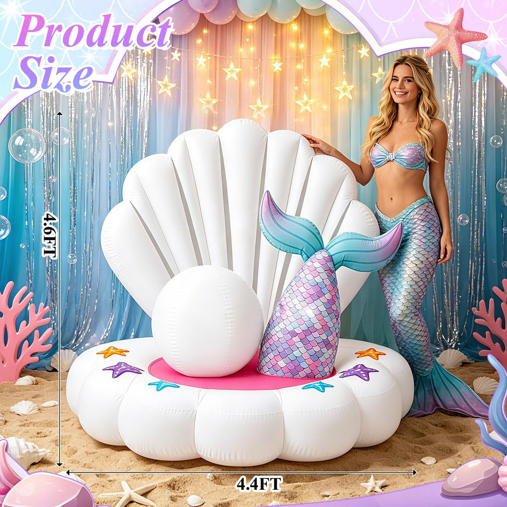 Eyourlife closeup of pearl and mermaid tail offering decorative detail