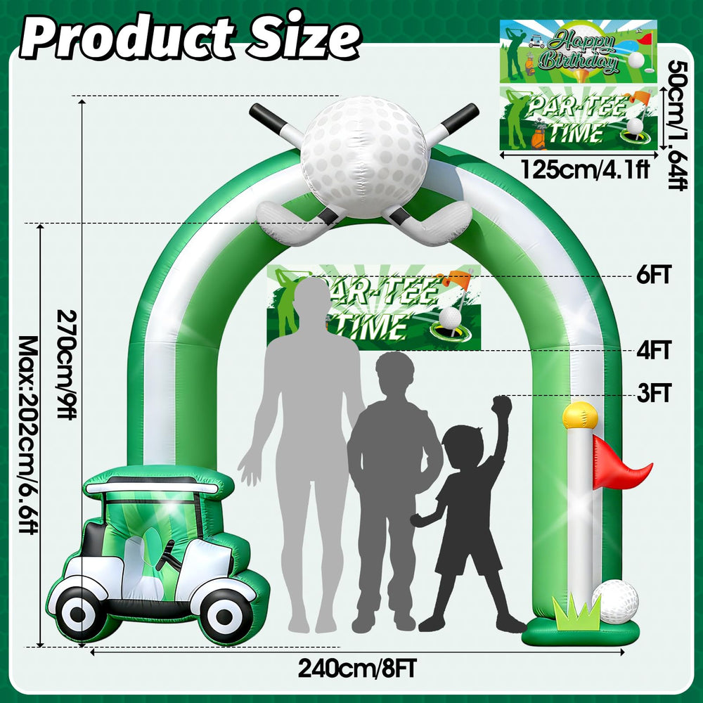 Eyourlife integrated blower attached to arch for quick single-person setup