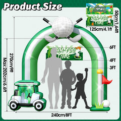 Eyourlife integrated blower attached to arch for quick single-person setup