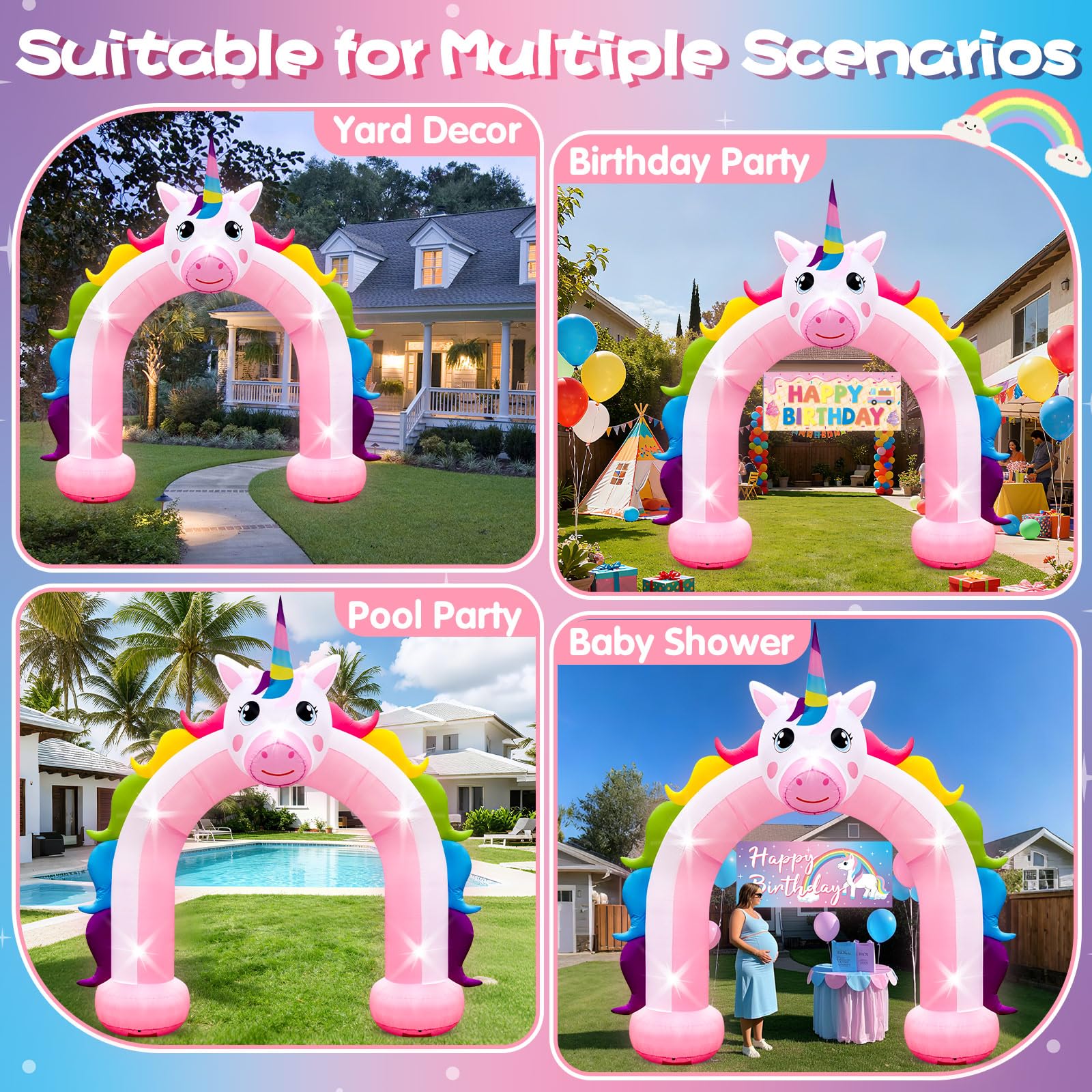 Eyourlife playful ice cream banner option for dessert parties