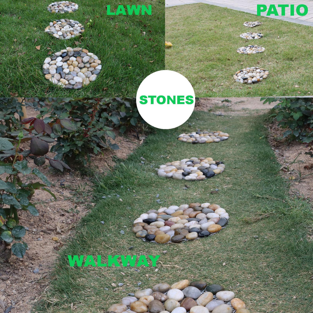 EYZH six stones laid flat showing full set and quick placement benefit