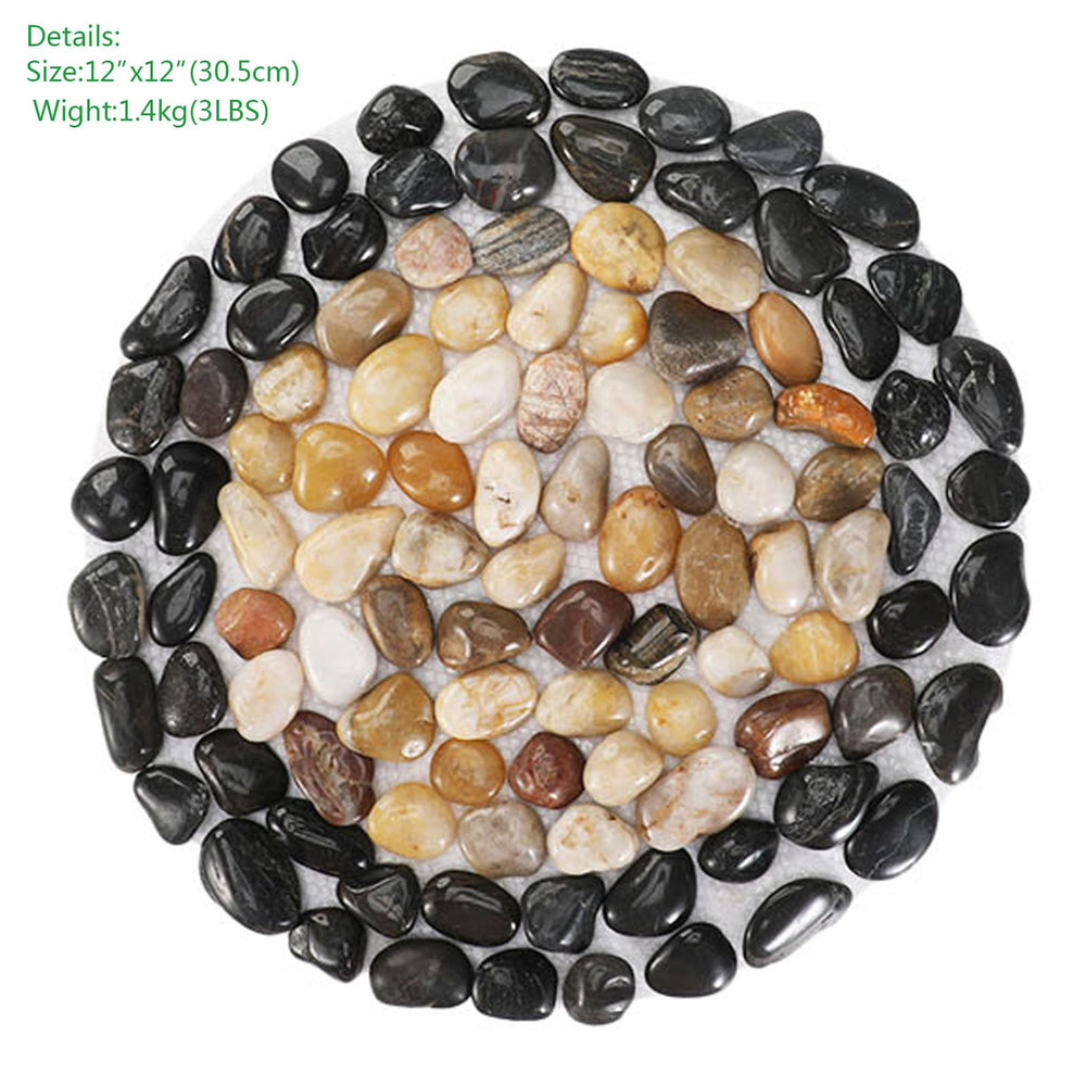 EYZH close-up of textured massage nodules on stone surface, provides tactile foot stimulation