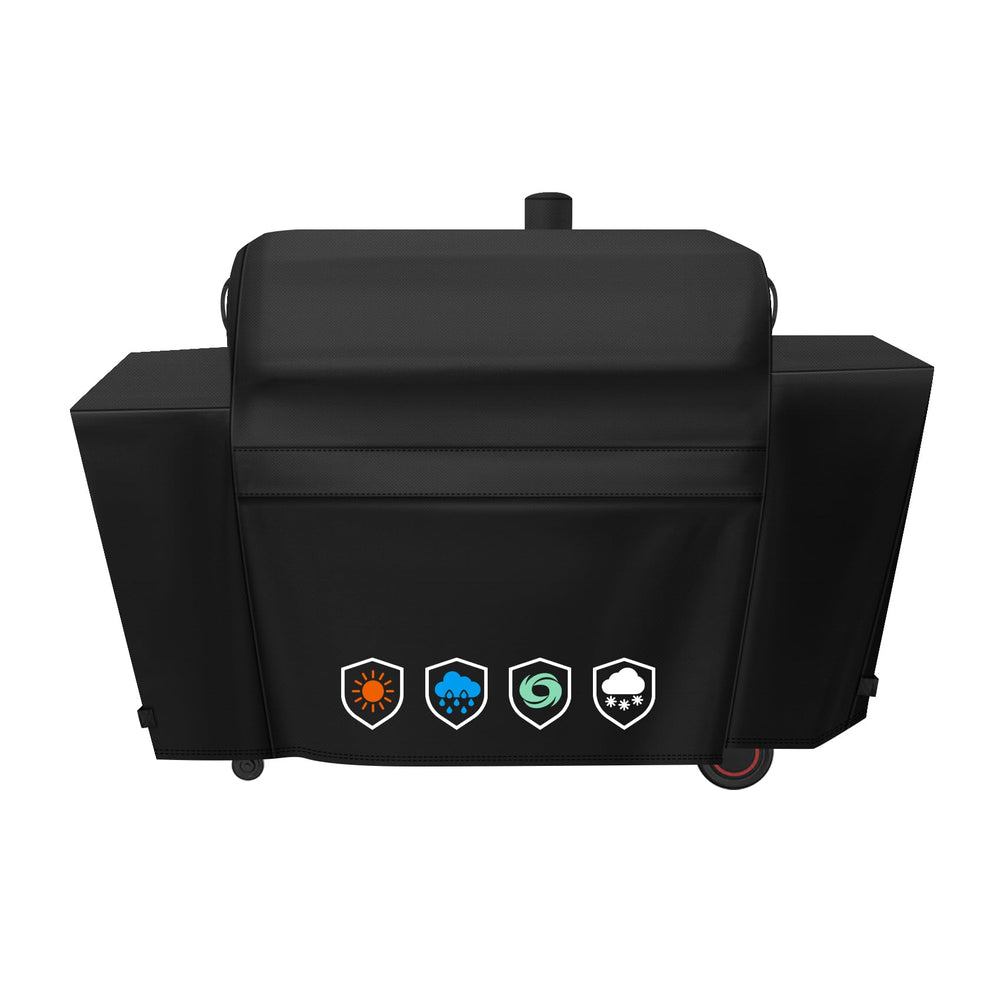 EZ-DONGTENG cover fitted on Nexgrill Oakford 1150 showing full protection