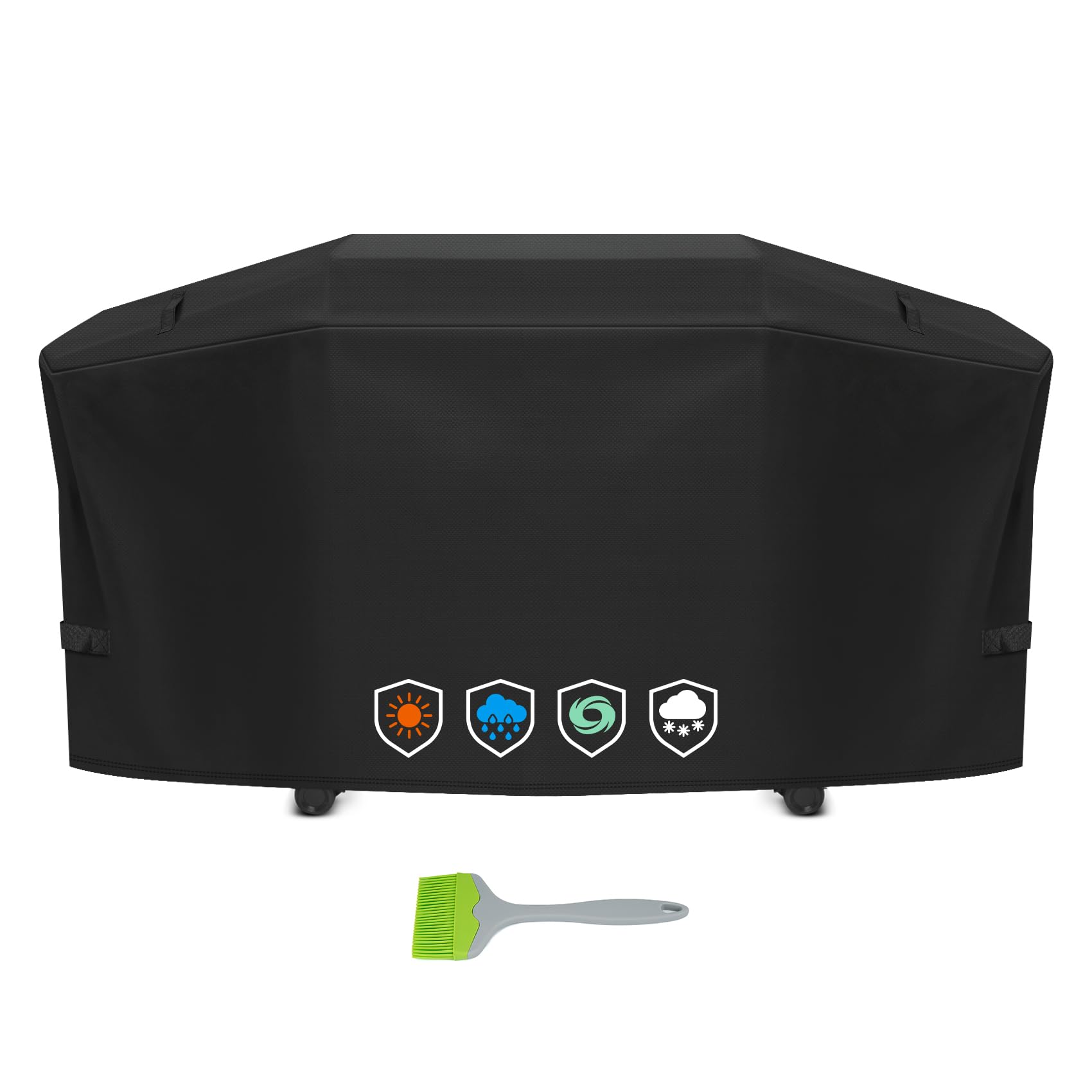 EZ-DONGTENG cover front view protecting Weber Slate 30, weatherproof protection