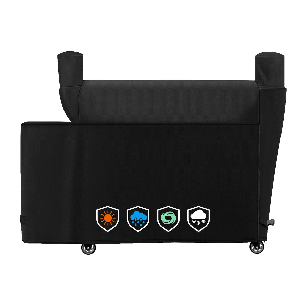 EZ-DONGTENG front view fit on Recteq DualFire 1200 protects from weather
