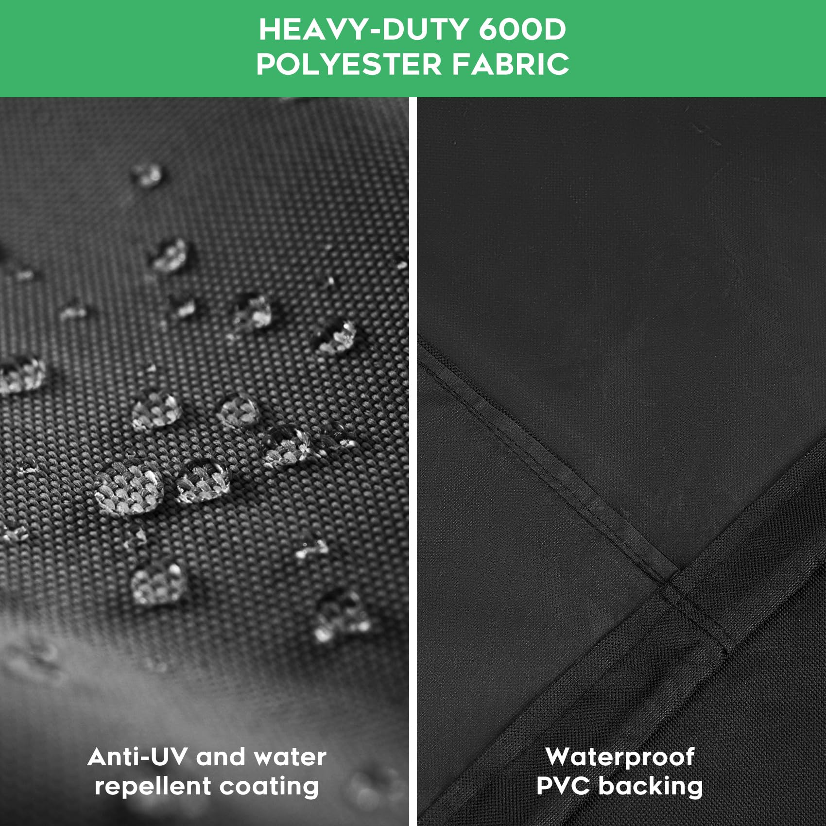 EZ-DONGTENG material label showing FadeStop and PVC coating performance
