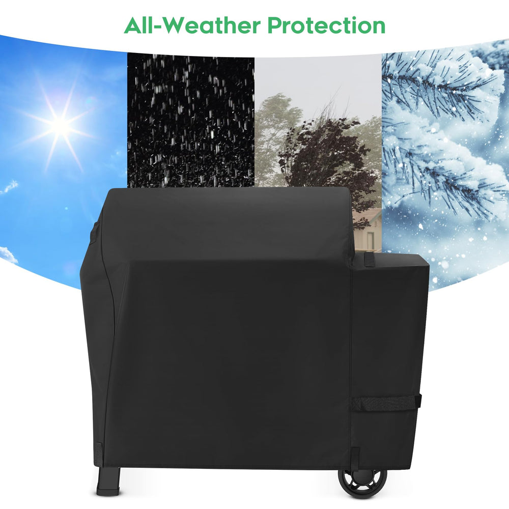 EZ-DONGTENG lifestyle backyard scene keeping grill clean and ready