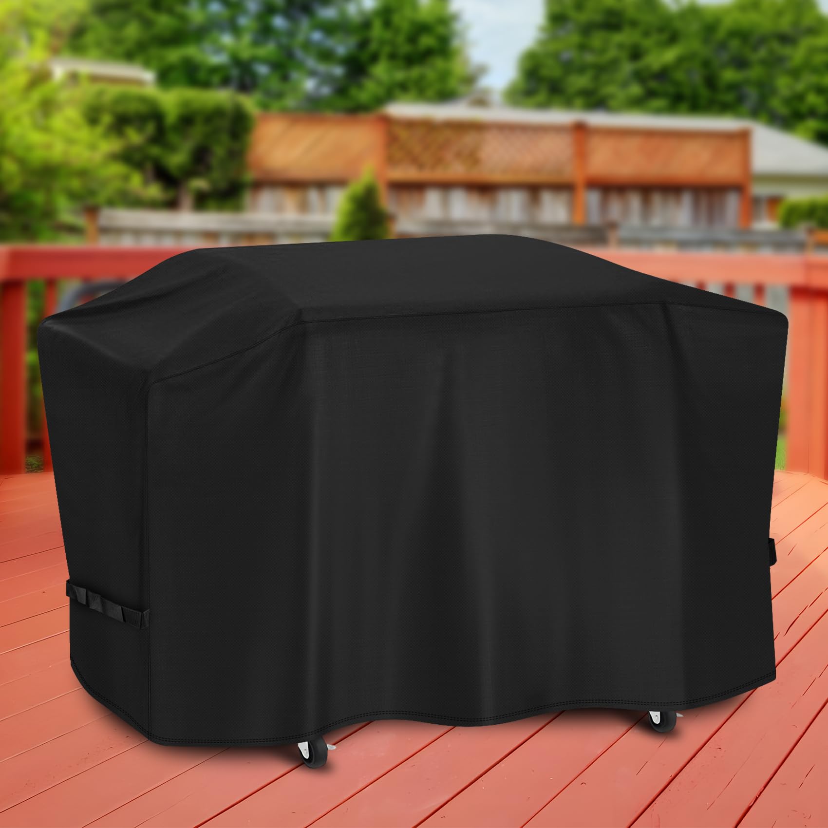 EZ-DONGTENG folded cover compactly stored for off-season convenience