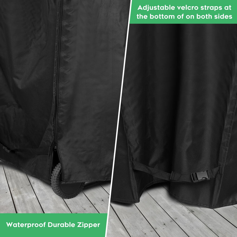 EZ-DONGTENG sealed seam detail prevents water penetration and keeps grill dry
