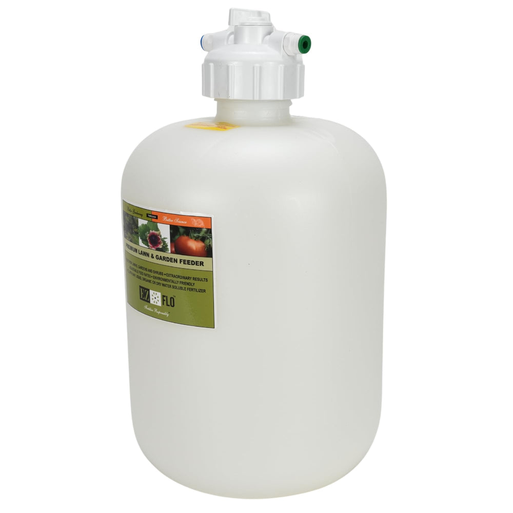 EZ‑FLO injecting into drip line demonstrating targeted nutrient delivery