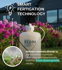 EZ‑FLO wide‑mouth tank close‑up for easy filling and quick cleaning