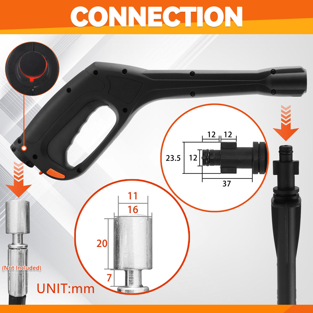 EZALOR adjustable fan wand dial showing 0°–60° control for versatile spraying benefit