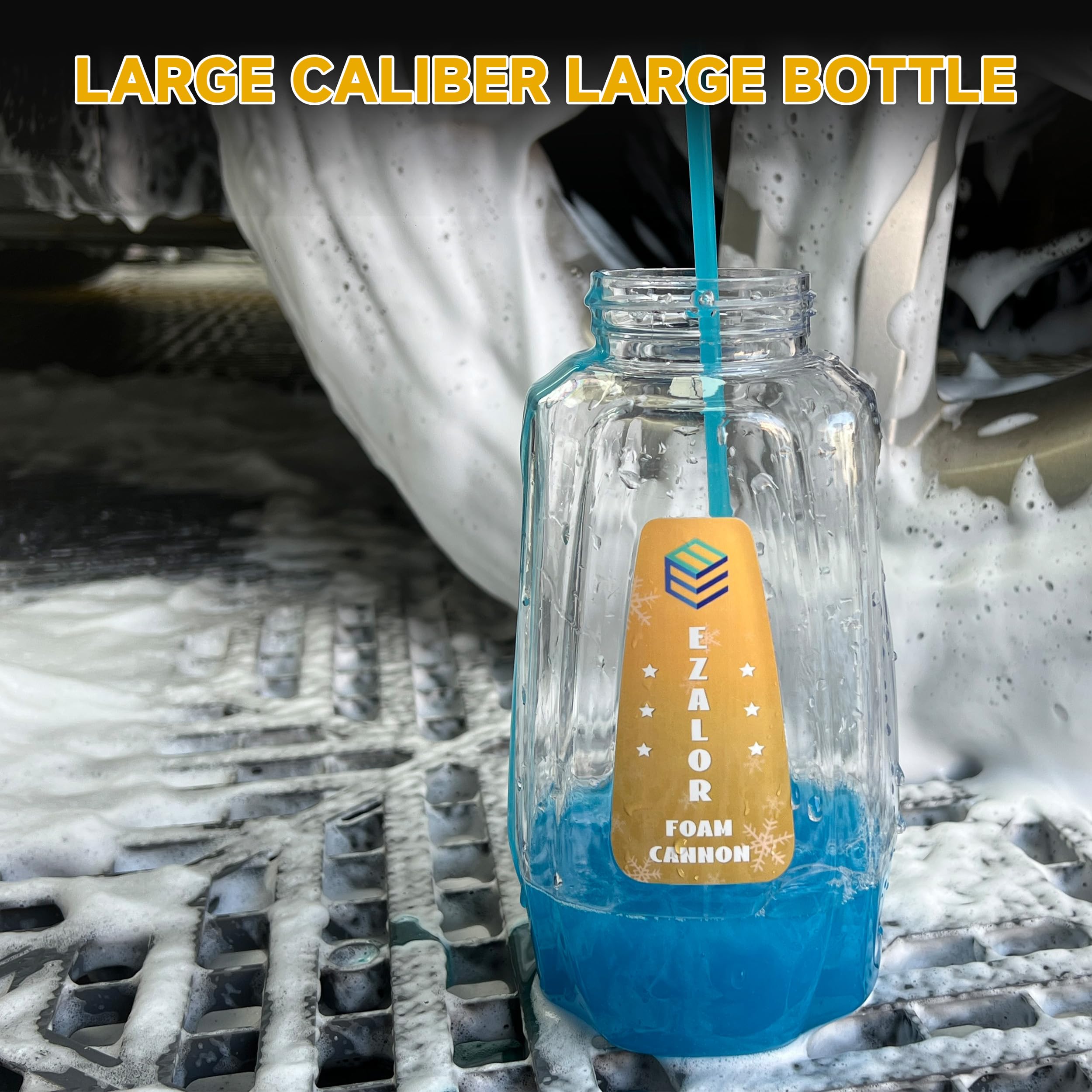 EZALOR 1L wide-mouth foam bottle for easy filling and consistent foam